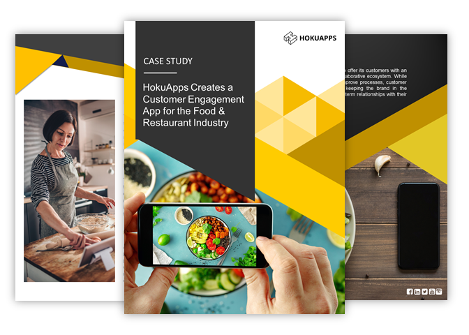 HokuApps Creates a Customer Engagement App for the Food & Restaurant Industry